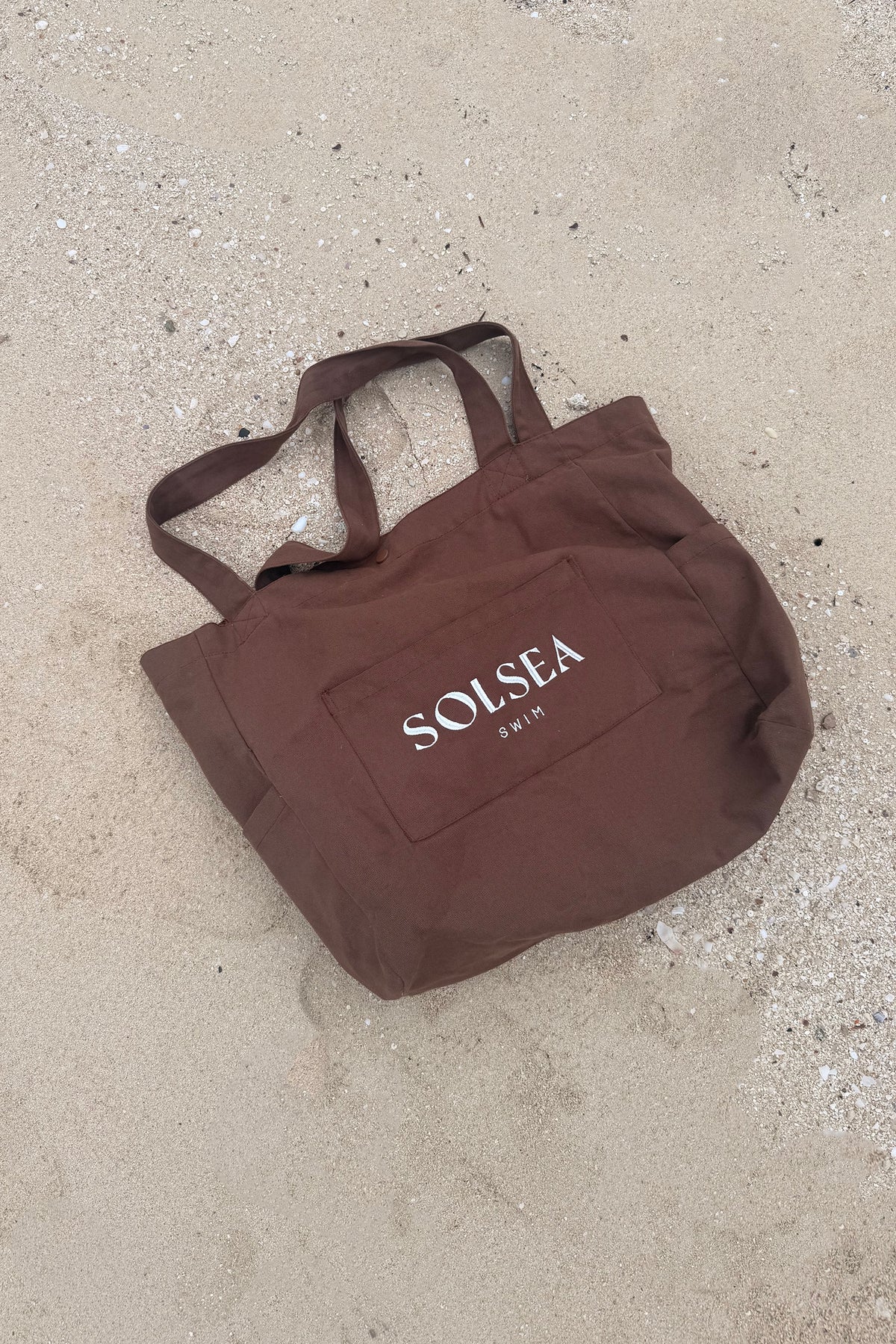 SOLSEA TOTE BAG - CHOCOLATE