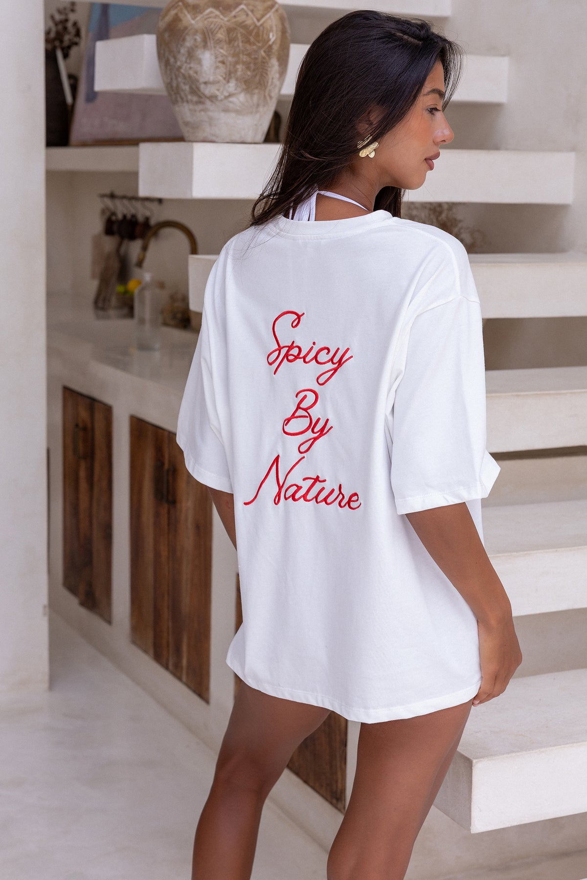 Spicy by Nature Tee - White